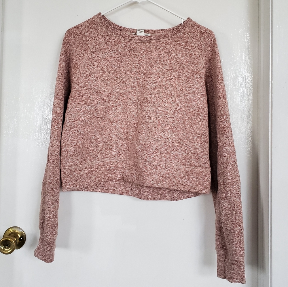 Soft terry crop top